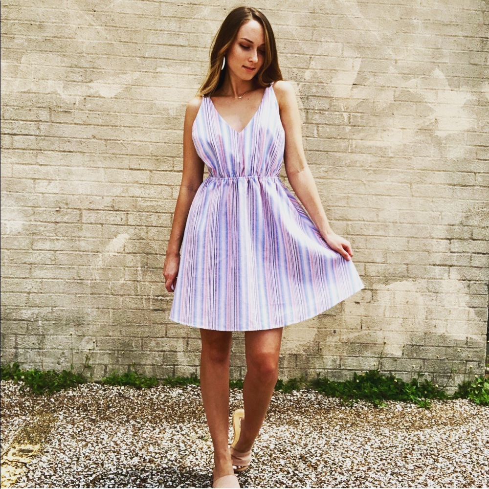 Armora’s | Multi Colored Striped Dress - Picture 7 of 8